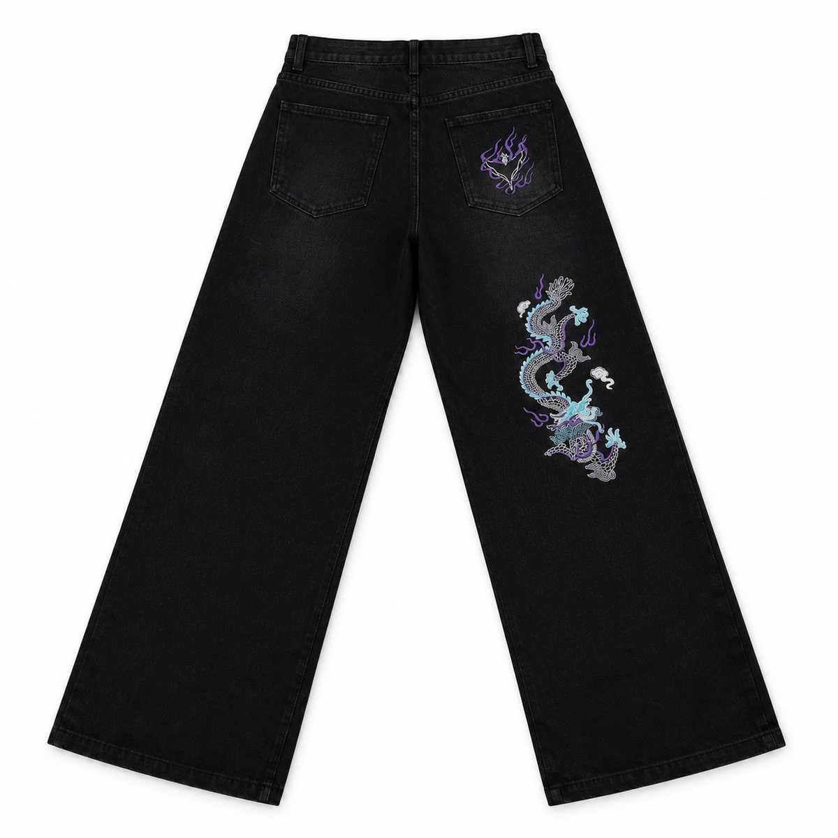 Dragon Wide-Leg Jeans