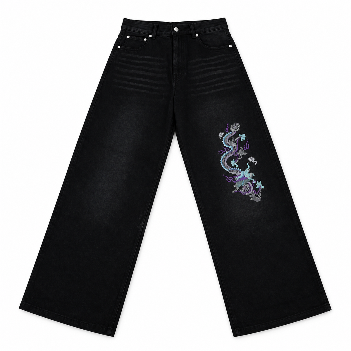 Dragon Wide-Leg Jeans